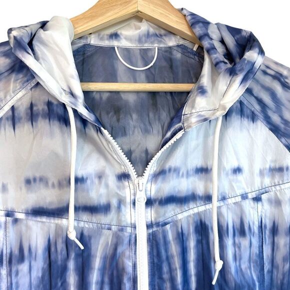 American Eagle Tie Dye Windbreaker Rain Jacket - Picture 3 of 9